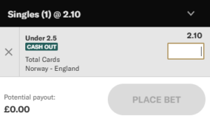 betbanksy-worldcup-england-norway-under-2-5-cards England vs Norway match preview highlighting the Under 2.5 cards betting prediction with tactical analysis and statistics.